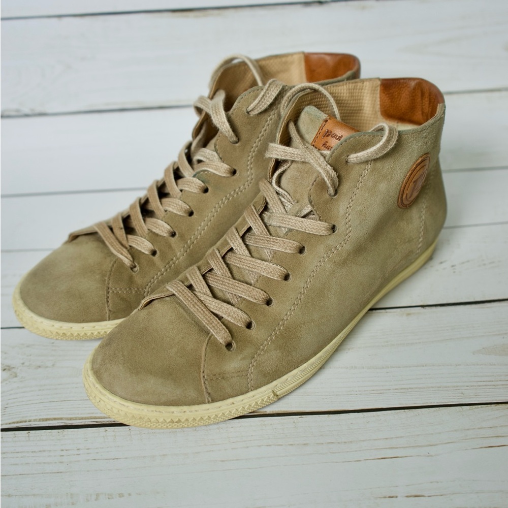 Paul Green Women’s Lace Up Leather Sneakers Size 9 (fits like 8)